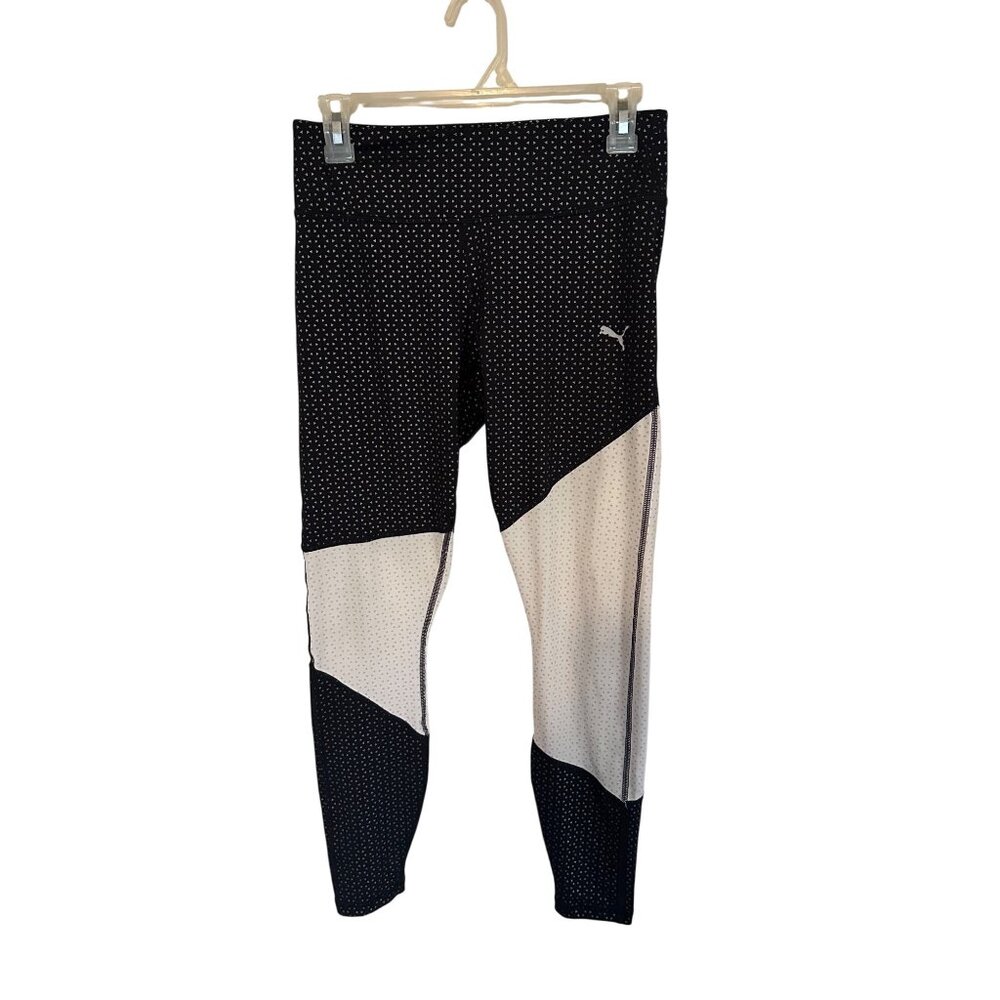 Puma black and white dry cell leggings size M